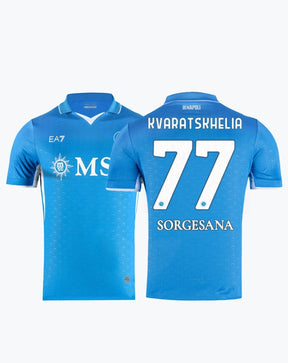 #77 KVARATSKHELIA Maglia Home 24/25