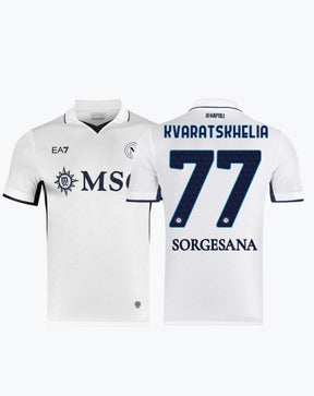 #77 KVARATSKHELIA Maglia Away 24/25