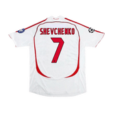 #7 Shevchenko Maglia Retro ACM Away 2007/08 - UCL Finale