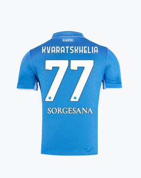 #77 KVARATSKHELIA Maglia Home 24/25